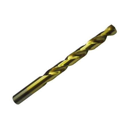 DRILL AMERICA #36 Tin Coated Jobber Length Drill Bit DWDTN36